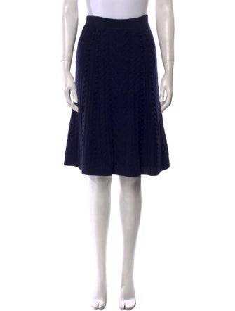 Valentino Virgin Wool Knee-Length Skirt