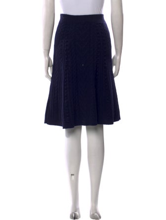 Valentino Virgin Wool Knee-Length Skirt