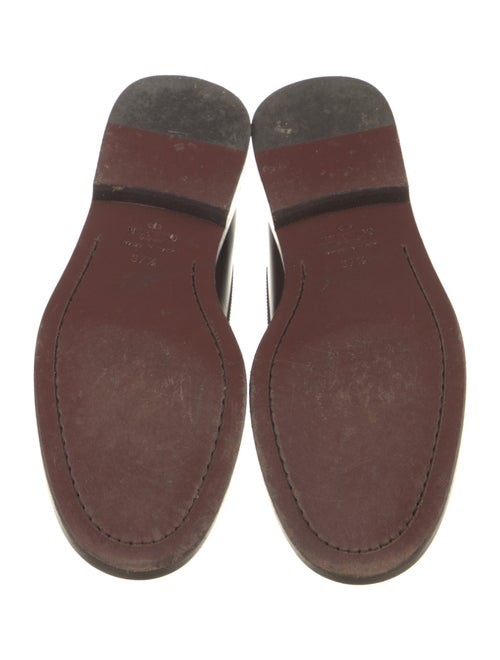 Valentino Rockstud Accents Leather Loafers