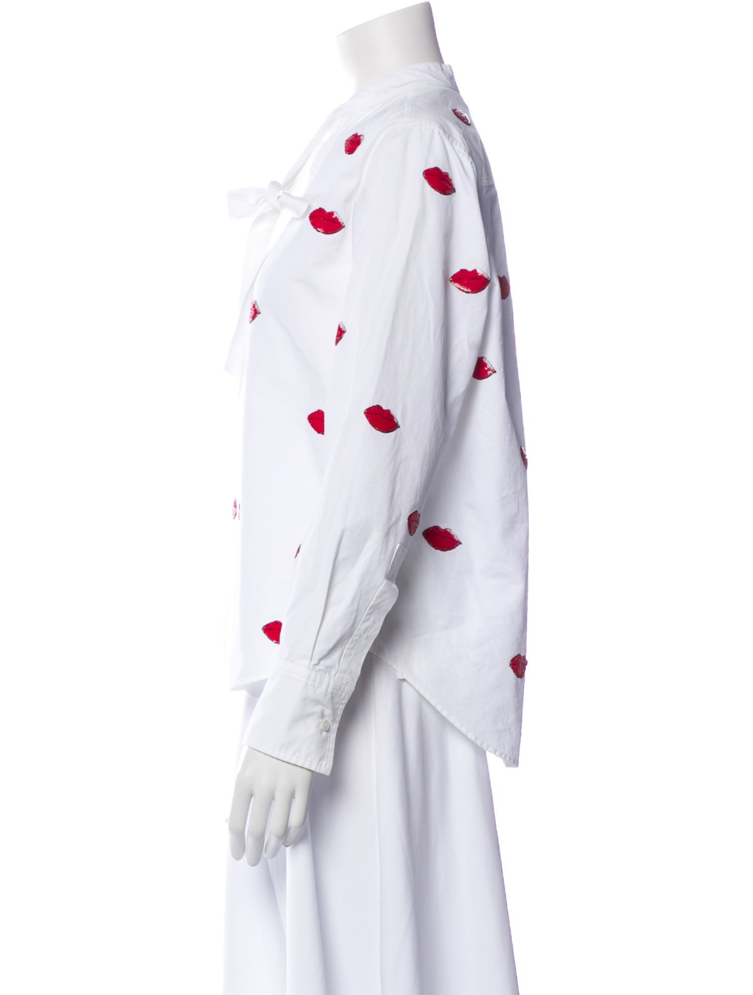 Valentino Printed V-Neck Sweatshirt