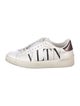 Valentino Rockstud Accents Leather Sneakers