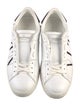 Valentino Rockstud Accents Leather Sneakers