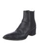 Valentino Leather Chelsea Boots
