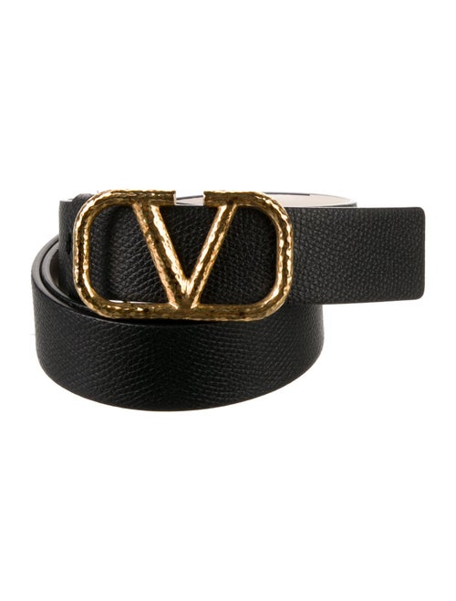Valentino Reversible Leather Belt