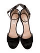 Valentino Velvet Bow Accents Sandals