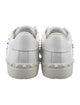 Valentino Rockstud Accents Leather Sneakers