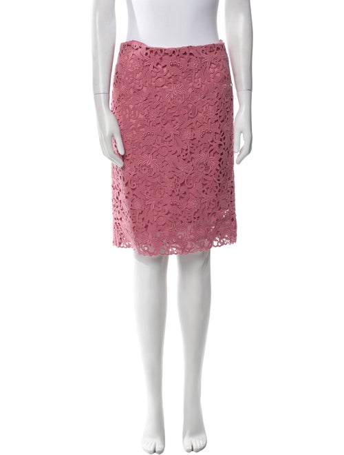 Valentino Crochet Knee-Length Skirt
