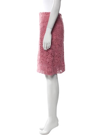 Valentino Crochet Knee-Length Skirt