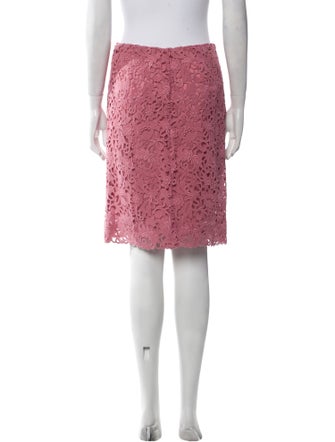 Valentino Crochet Knee-Length Skirt
