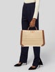Valentino Raffia Top Handle Bag
