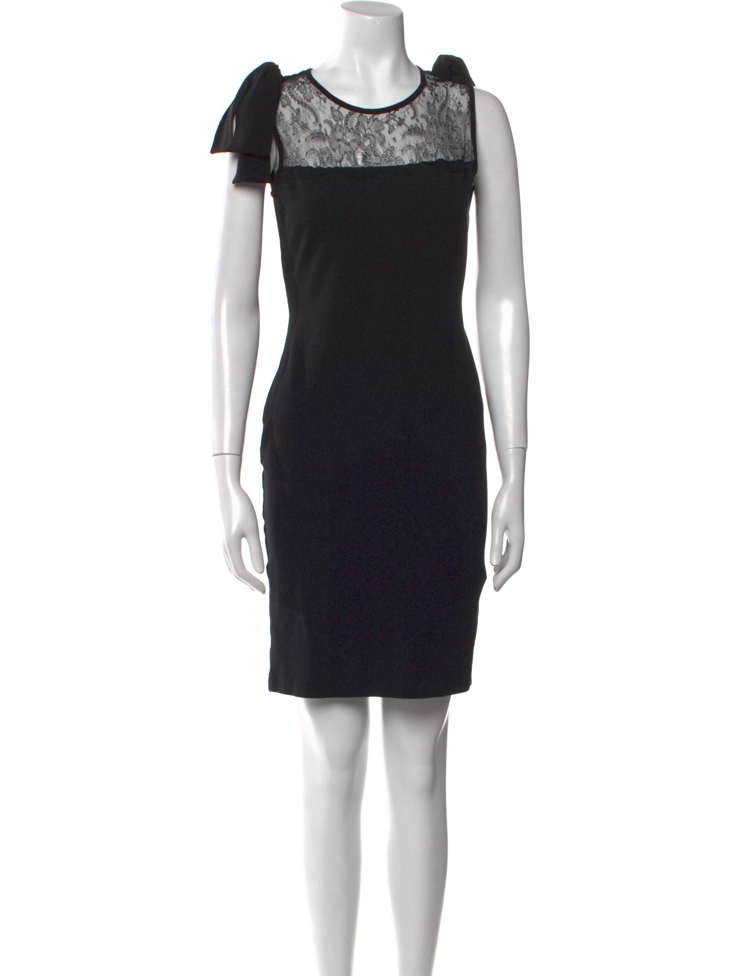 Valentino Crew Neck Mini Dress