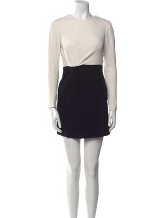 Valentino Bateau Neckline Mini Dress