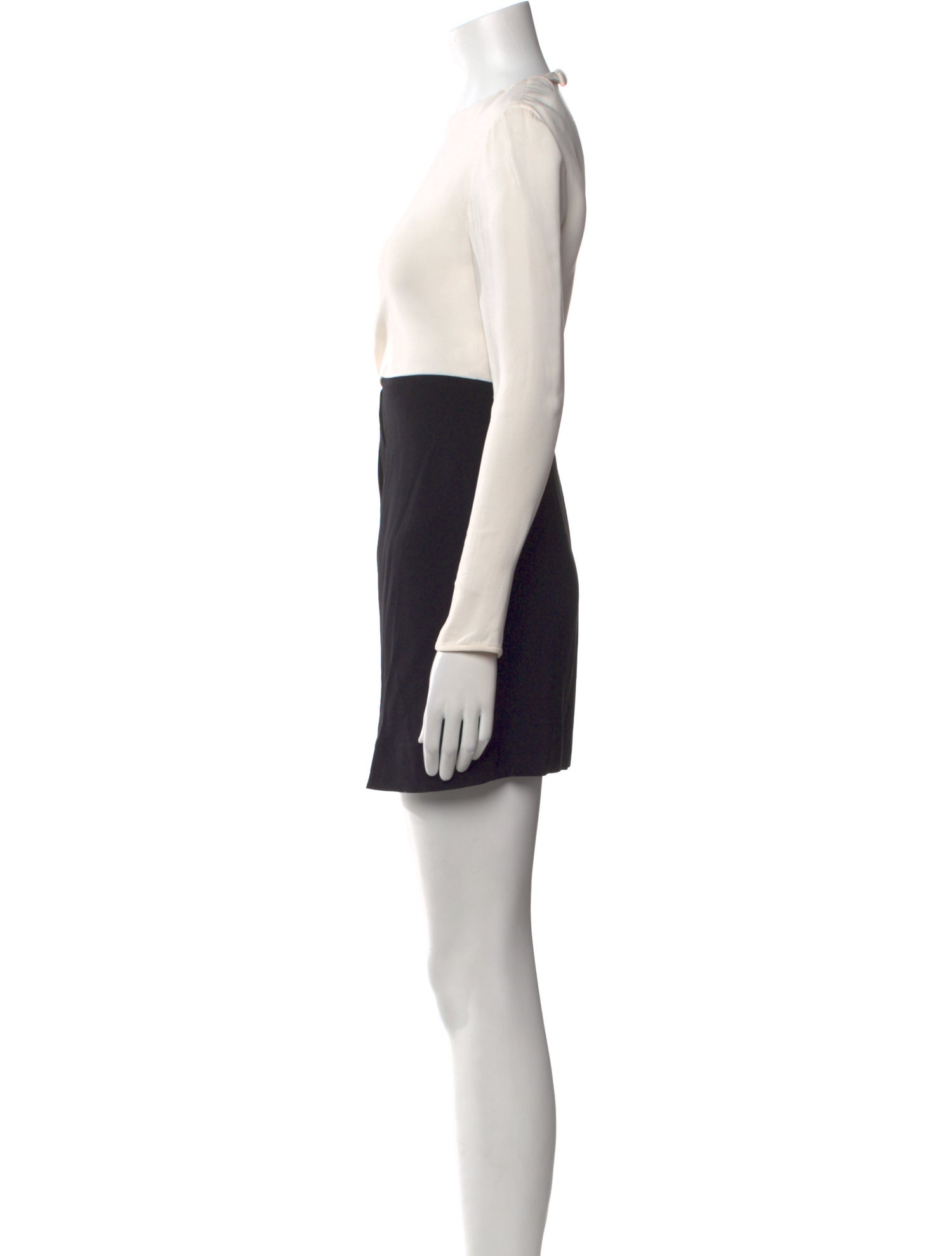 Valentino Bateau Neckline Mini Dress