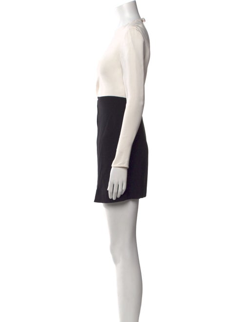 Valentino Bateau Neckline Mini Dress