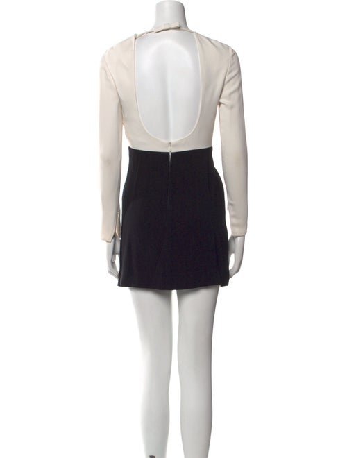 Valentino Bateau Neckline Mini Dress