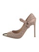 Valentino Rockstud Accents Leather Pumps
