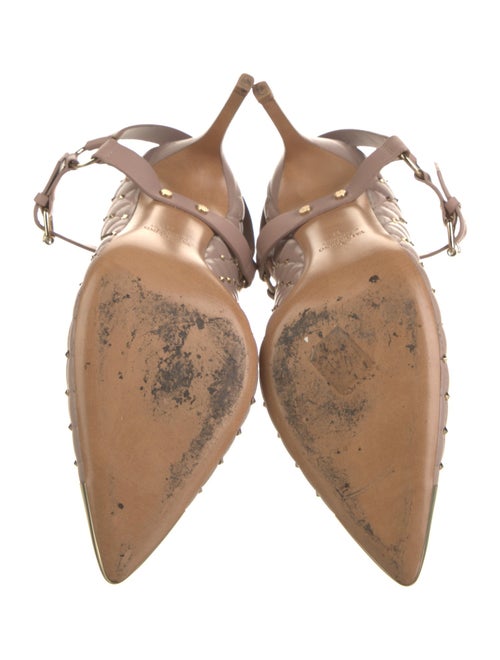 Valentino Rockstud Accents Leather Pumps