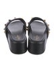 Valentino Rockstud Accents Leather Slides