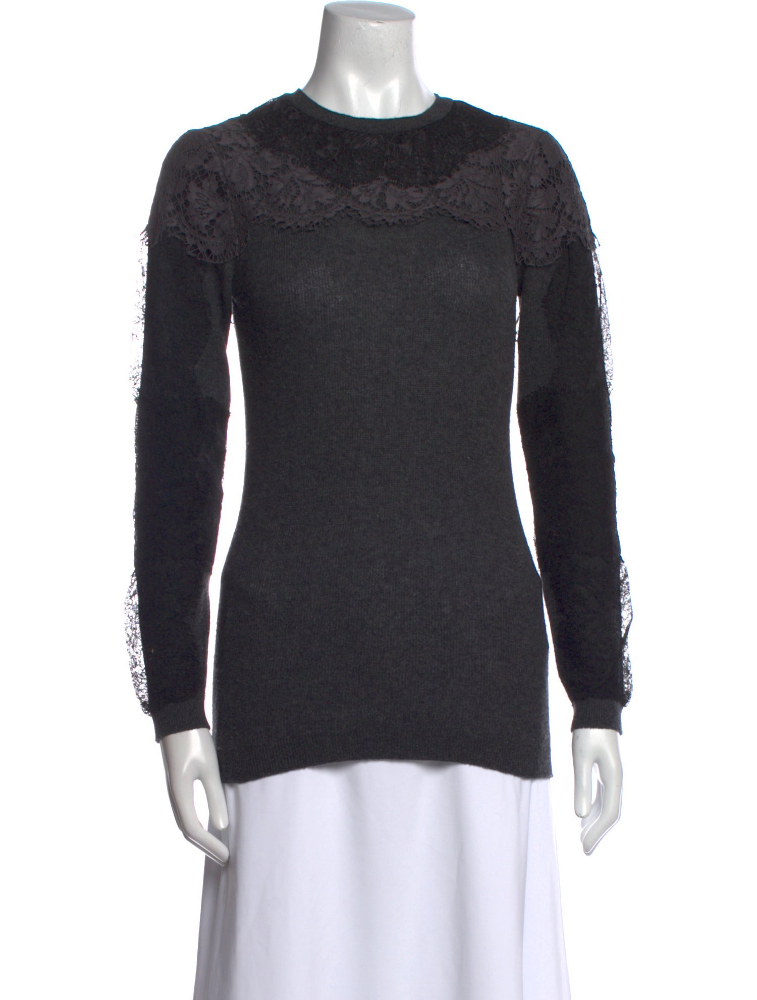 Valentino Virgin Wool Crew Neck Sweater