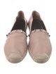 Valentino Rockstud Accents Leather Espadrilles