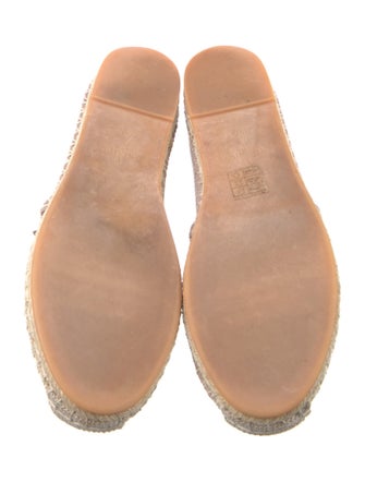 Valentino Rockstud Accents Leather Espadrilles