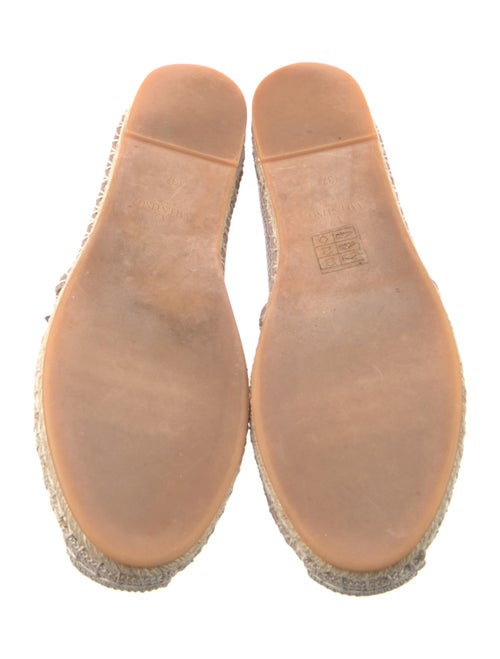 Valentino Rockstud Accents Leather Espadrilles