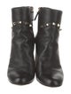 Valentino Rockstud Accents Leather Boots