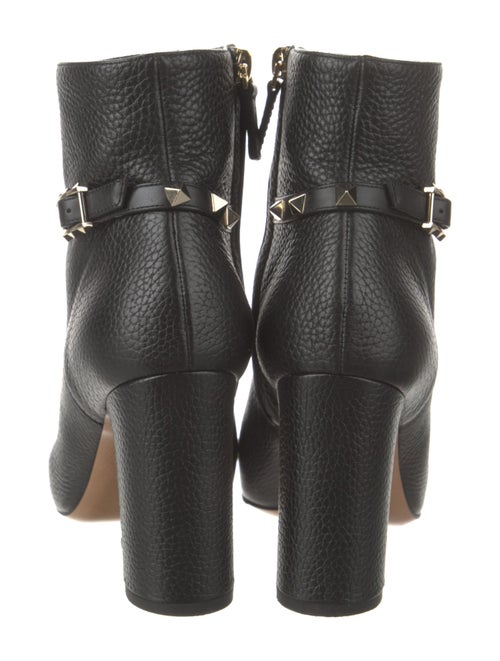 Valentino Rockstud Accents Leather Boots