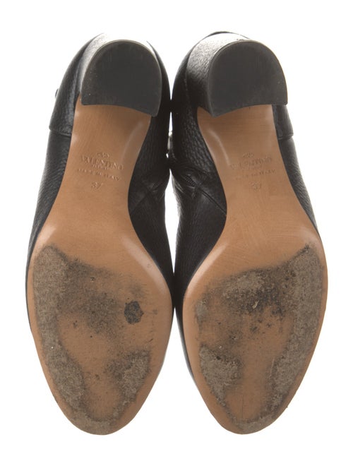 Valentino Rockstud Accents Leather Boots
