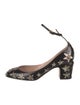 Valentino Leather Sequin Embellishments Pumps