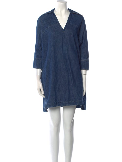 Valentino V-Neck Mini Dress