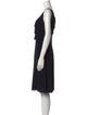 Valentino Scoop Neck Knee-Length Dress