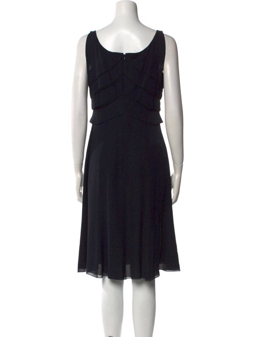 Valentino Scoop Neck Knee-Length Dress