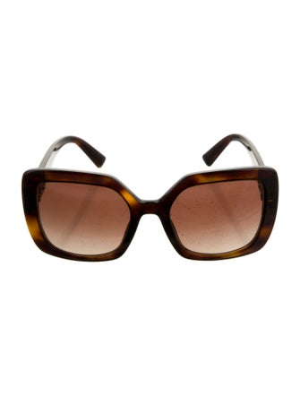 Valentino Rockstud Accents Square Sunglasses