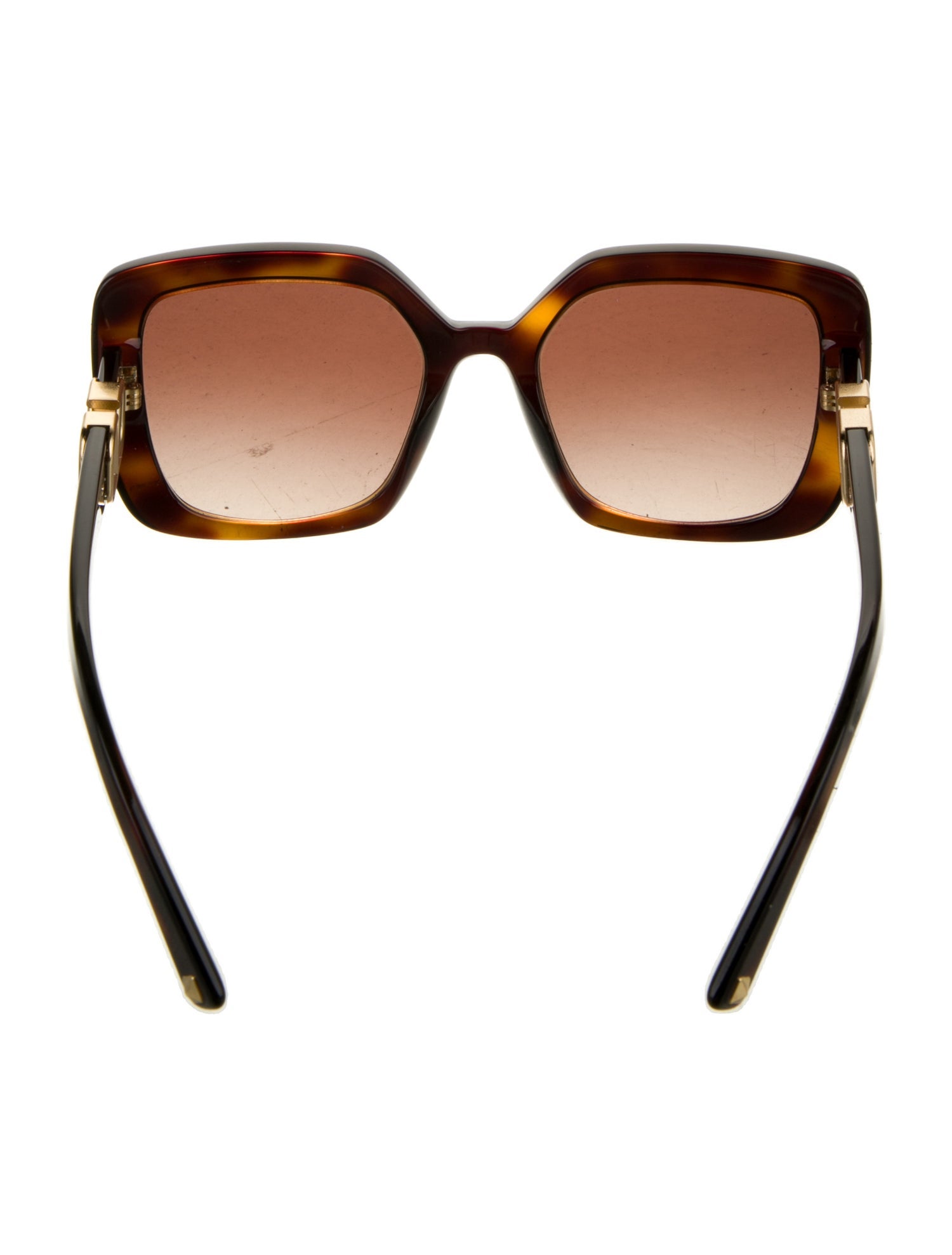 Valentino Rockstud Accents Square Sunglasses