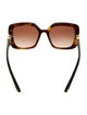 Valentino Rockstud Accents Square Sunglasses