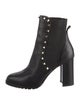 Valentino Rockstud Accents Leather Chelsea Boots
