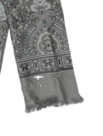 Valentino Silk Paisley Print Scarf