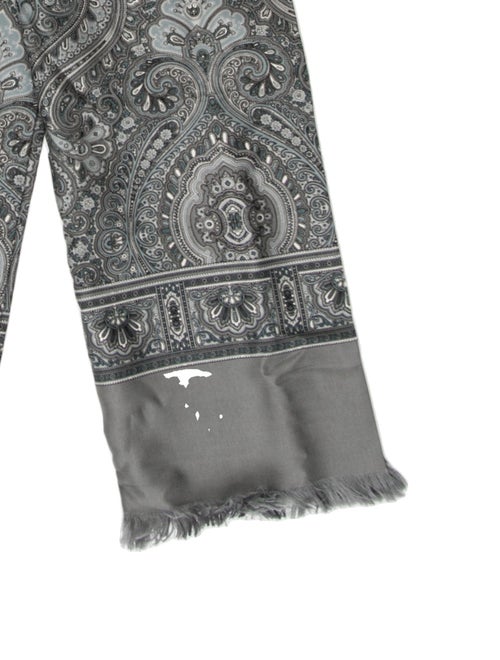 Valentino Silk Paisley Print Scarf