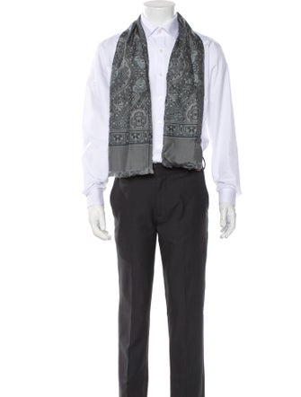 Valentino Silk Paisley Print Scarf