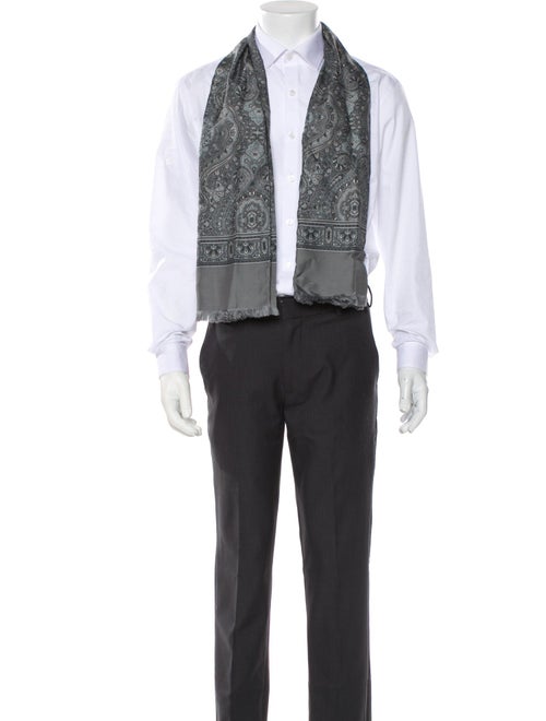 Valentino Silk Paisley Print Scarf