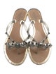 Valentino Rockstud Accents Rubber Slides