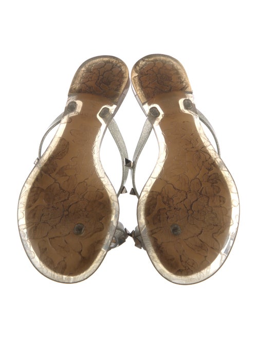 Valentino Rockstud Accents Rubber Slides