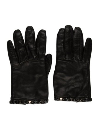 Valentino Leather Gloves