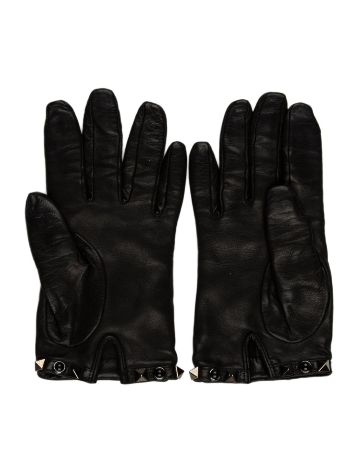Valentino Leather Gloves