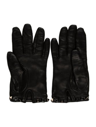 Valentino Leather Gloves
