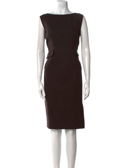 Valentino Wool Knee-Length Dress
