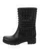 Valentino Rockstud Accents Rubber Rain Boots