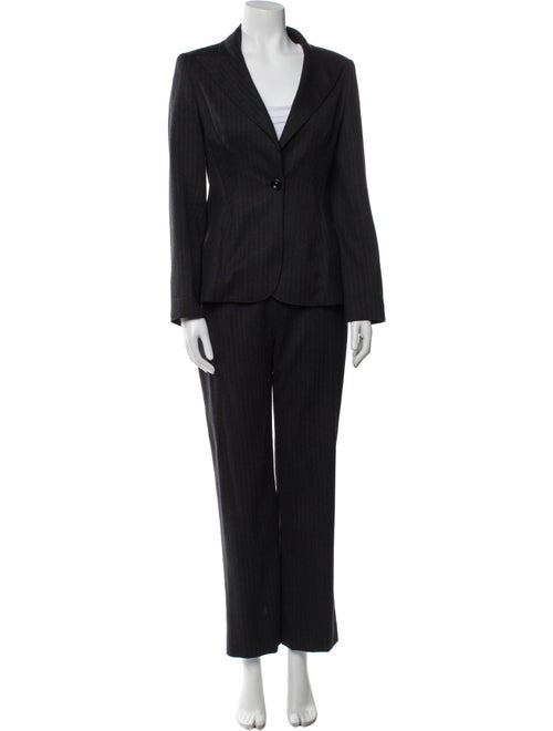 Valentino Virgin Wool Striped Pantsuit