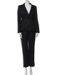 Valentino Virgin Wool Striped Pantsuit